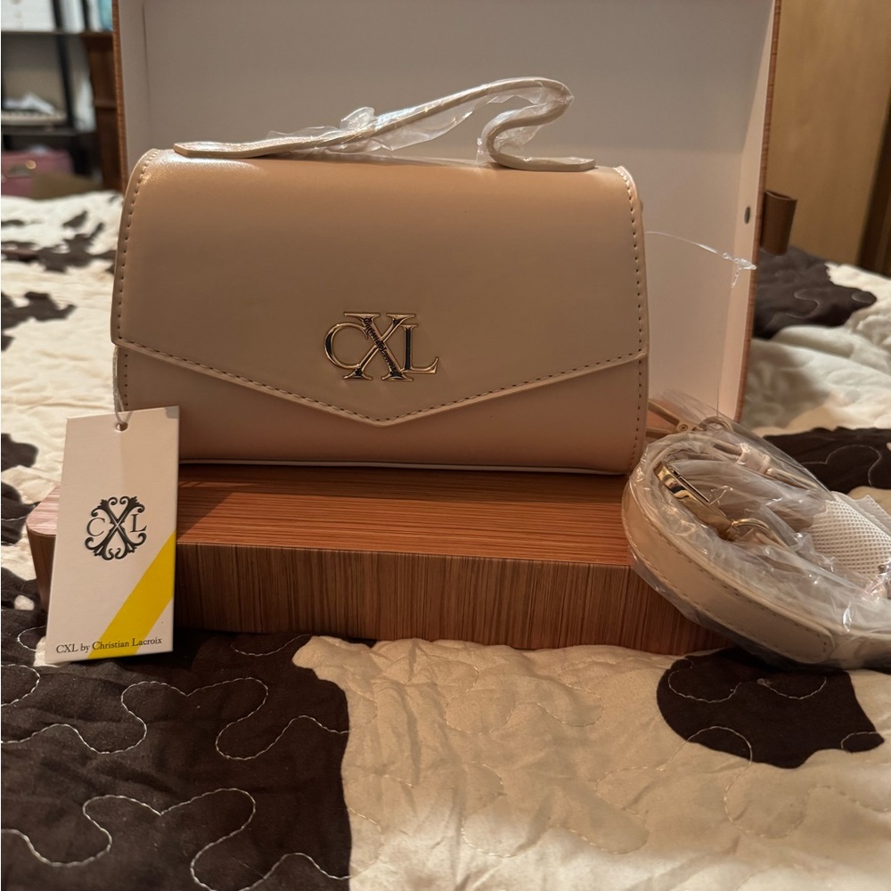 NWT — CXL by Christian Lacroix -Laine Crossbody in Panna Cotta